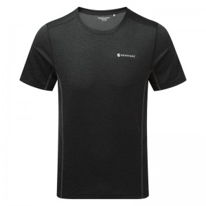 Black Montane Dart Men's T Shirts | ZGB8969GZ