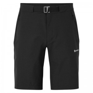 Black Montane Dynamic Lite Men's Shorts | LRQ2227SQ