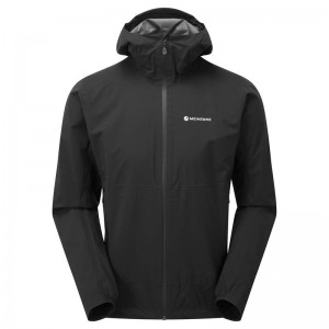 Black Montane Minimus Lite Men's Waterproof Jackets | ETS493ZT