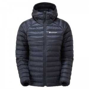 Dark Blue Montane Anti-Freeze Hooded Women's Down Jackets | AKG665FI