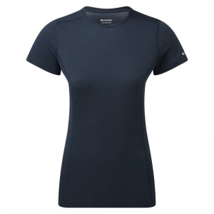 Dark Blue Montane Dart Lite Women's T Shirts | SRB9044WZ