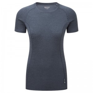 Dark Blue Montane Dart Women's T Shirts | VQV2360HS