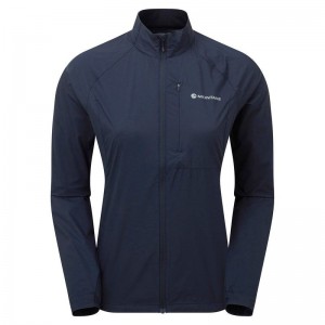 Dark Blue Montane Featherlite Windproof Women's Jackets | EQN673JH