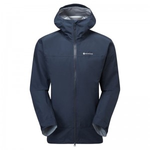 Dark Blue Montane Phase Men's Waterproof Jackets | OCD6733ZS