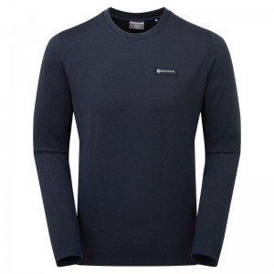 Dark Blue Montane Protium Men's Sweaters | VEO9663YQ