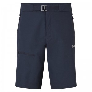 Dark Blue Montane Tenacity Men's Shorts | OYK1292OO