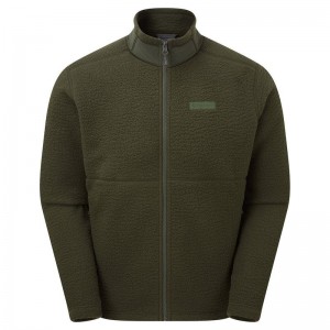 Dark Green Montane Chonos Men's Fleece Jackets | COY9842RT