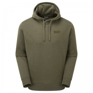 Dark Green Montane Mono Logo Men's Hoodie | JEO7066BT