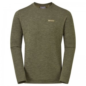 Dark Green Montane Protium Men's Sweaters | TGT5218CU