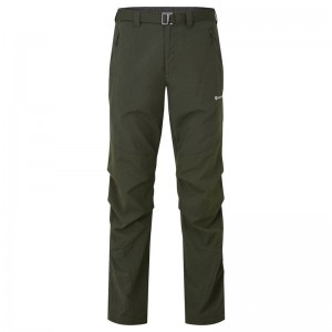 Dark Green Montane Terra Men's Pants | QEN9677YE