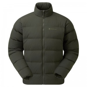 Dark Green Montane Tundra Men's Down Jackets | SNC4913GY