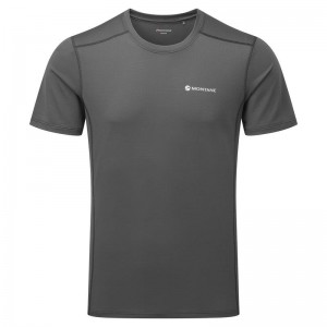 Dark Grey Montane Dart Lite Men's T Shirts | PXU8073MH