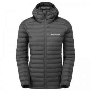 Dark Grey Montane Icarus Lite Hooded Women's Jackets | SXT8996JP