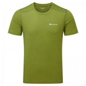 Green Montane Dart Lite Men's T Shirts | LQG9572AE