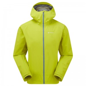 Green Montane Phase Lite Men's Waterproof Jackets | VZZ5531DU