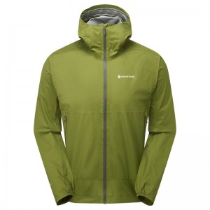 Green Montane Phase Nano Men's Waterproof Jackets | MKK7825ZO