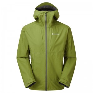 Green Montane Spirit Lite Men's Waterproof Jackets | DDR7449BA