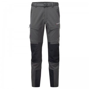 Grey Black Montane Super Terra Men's Pants | YDT7237YZ