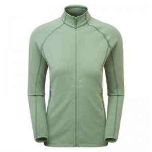 Grey Green Montane Protium Women's Fleece Jackets | TAD1447QC