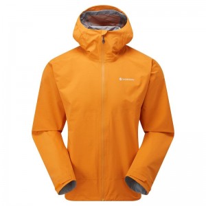 Orange Montane Phase Lite Men's Waterproof Jackets | ROT6698EL