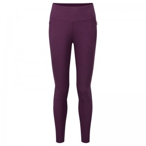 Purple Montane Ineo Women's Leggings | EPE2781QQ