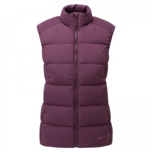 Purple Montane Tundra Down Women's Vest | SHF9239ZL