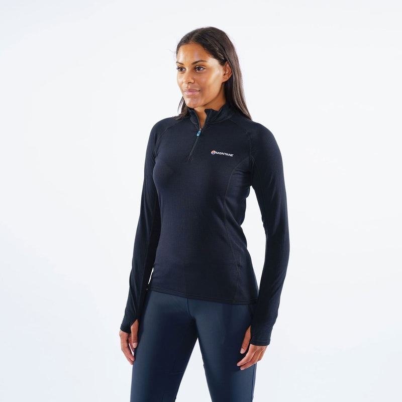 Black Montane Allez Micro Pull-On Women's Fleece Jackets | BMI8312JL