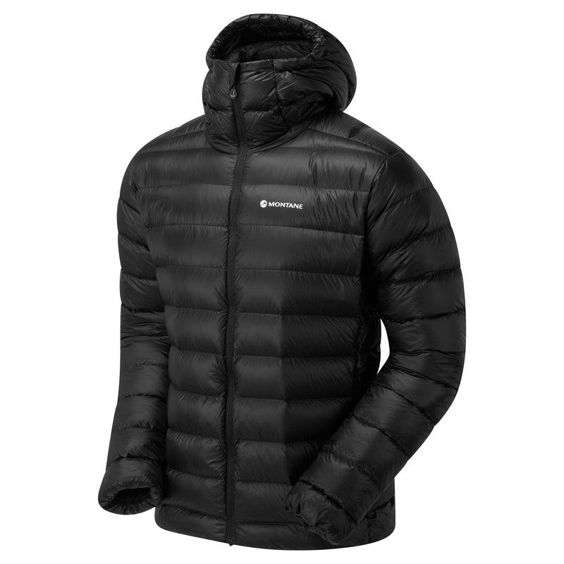 Black Montane Alpine 850 Lite Hooded Men's Down Jackets | ENS3466DX