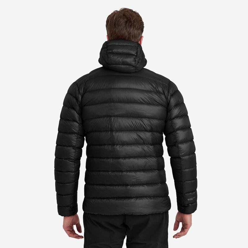 Black Montane Alpine 850 Lite Hooded Men's Down Jackets | ENS3466DX