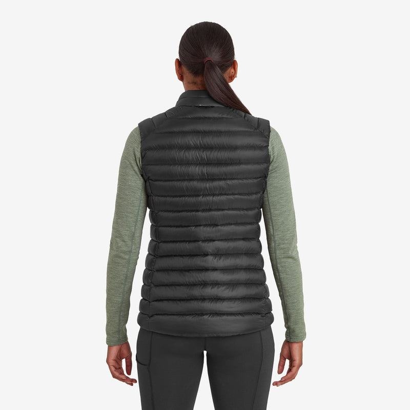 Black Montane Anti-Freeze Down Women's Vest | JCU5296PP