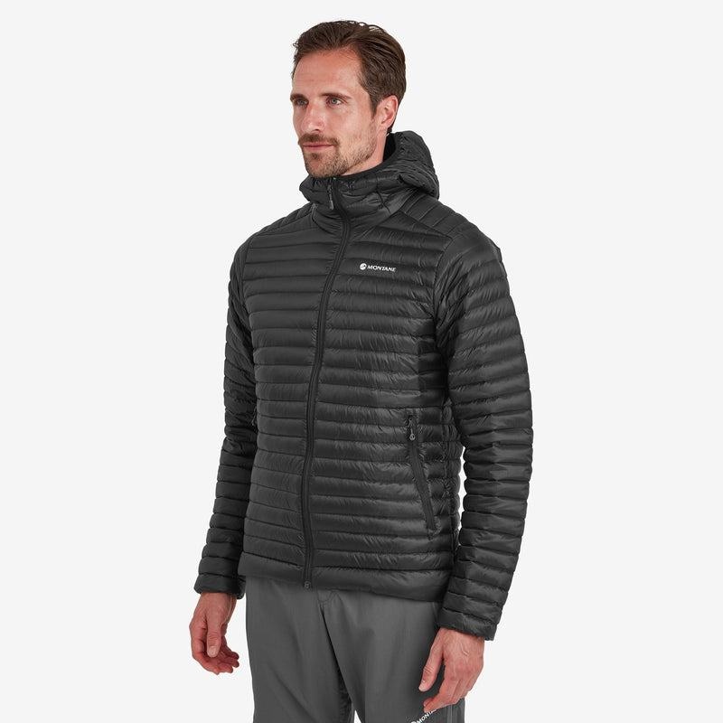 Black Montane Anti-Freeze Lite Hooded Men's Down Jackets | TOJ5135OJ