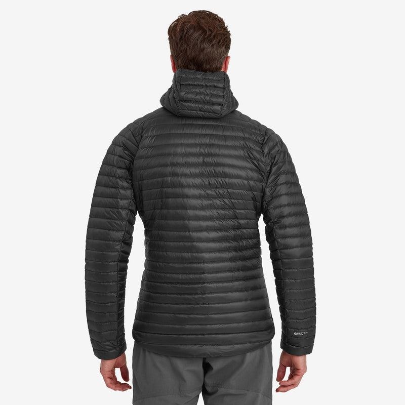 Black Montane Anti-Freeze Lite Hooded Men's Down Jackets | TOJ5135OJ