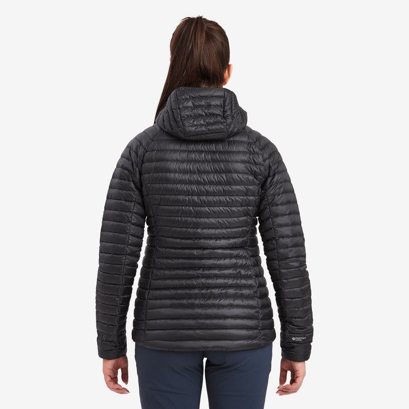 Black Montane Anti-Freeze Lite Hooded Women's Down Jackets | DBN1199JY