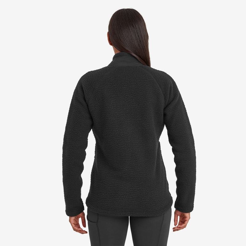 Black Montane Chonos Smock Pull On Women's Fleece | TFZ8762WO