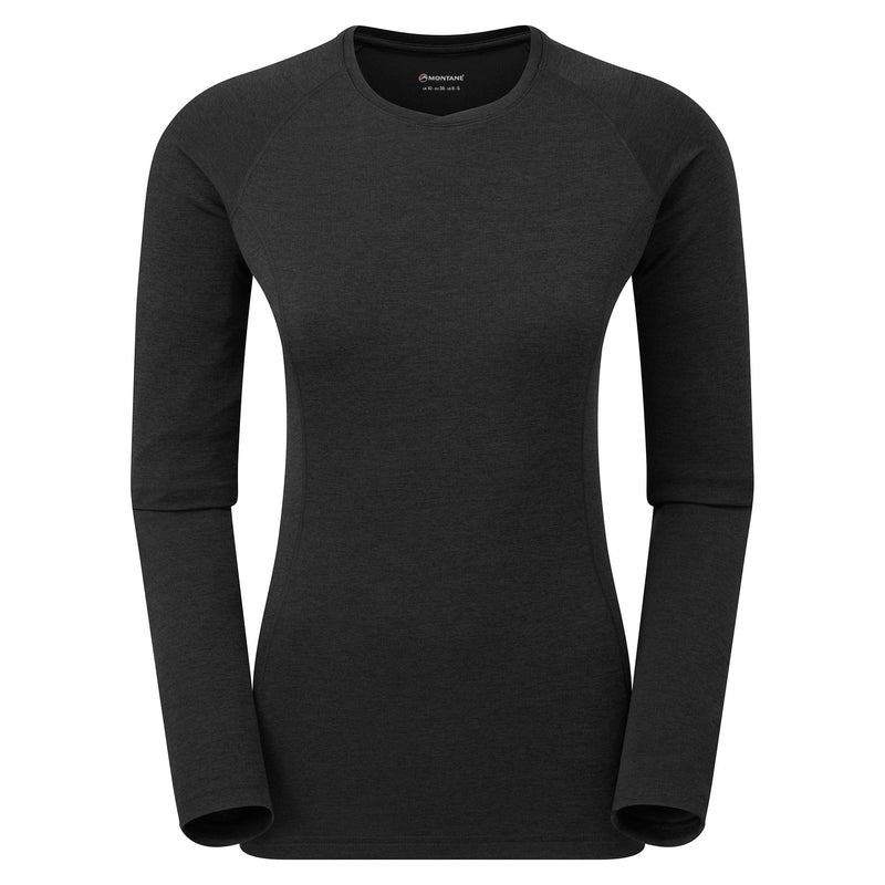 Black Montane Dart Long Sleeve Women\'s T Shirts | UXX3028IA