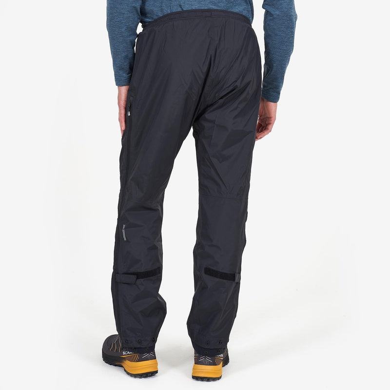 Black Montane Dynamo Waterproof Pull-Over Men's Trousers | JXX2470EU