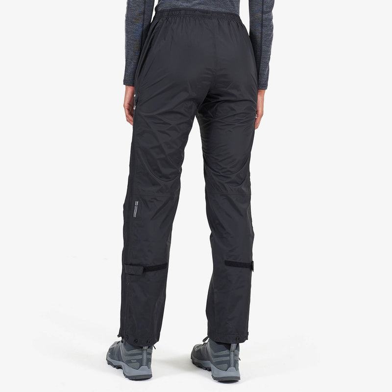 Black Montane Dynamo Waterproof Pull-Over Women's Trousers | HBH5976FG