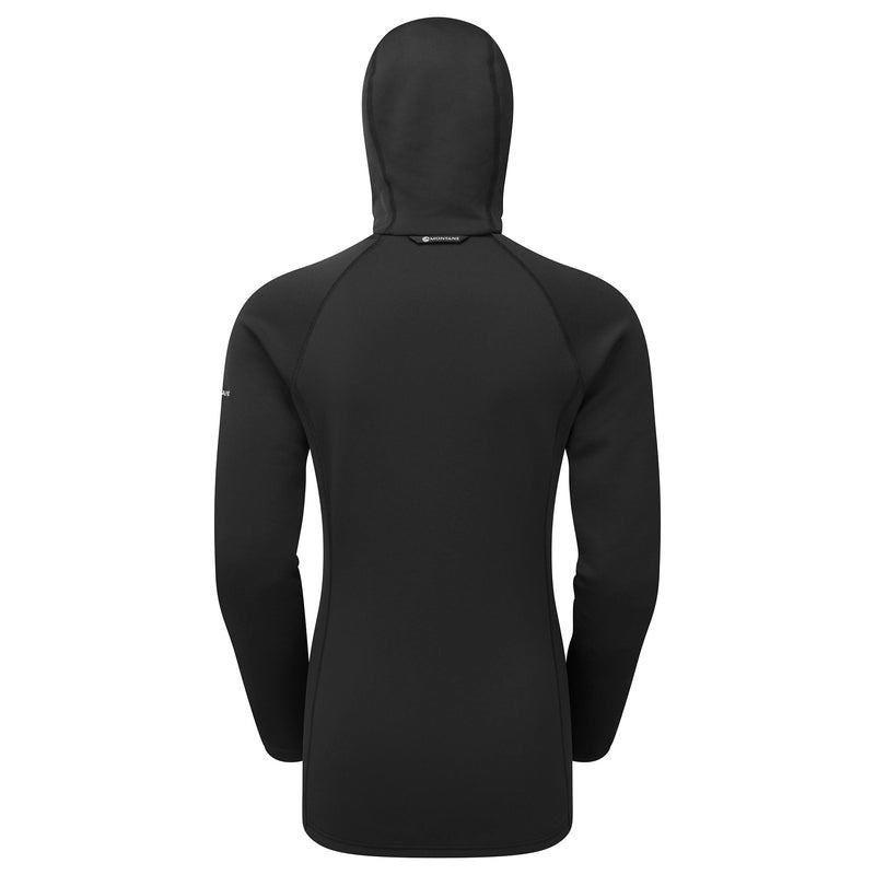 Black Montane Fury Hooded Women's Fleece Jackets | KFS3425EF