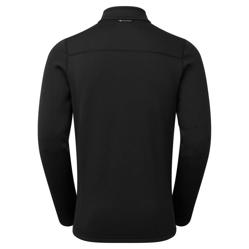 Black Montane Fury Zip Pull-On Men's Fleece | CEG6753JB