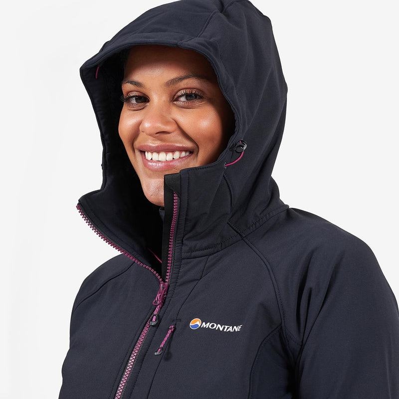 Black Montane Krypton Women's Softshell Jackets | EUJ9848AC