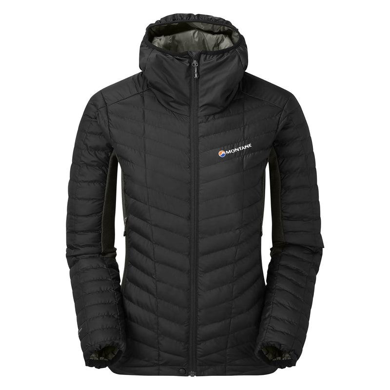 Black Montane Phoenix Stretch Women\'s Down Jackets | OUP581LA