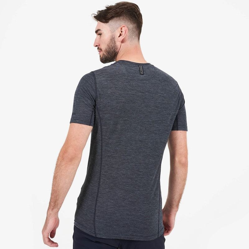 Black Montane Primino 140 Men's T Shirts | LGU169KG