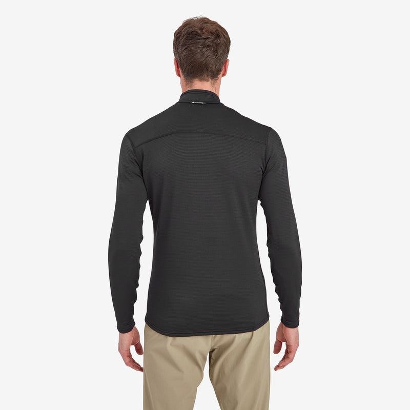 Black Montane Protium Lite Pull On Men's Fleece | UNG4424CI