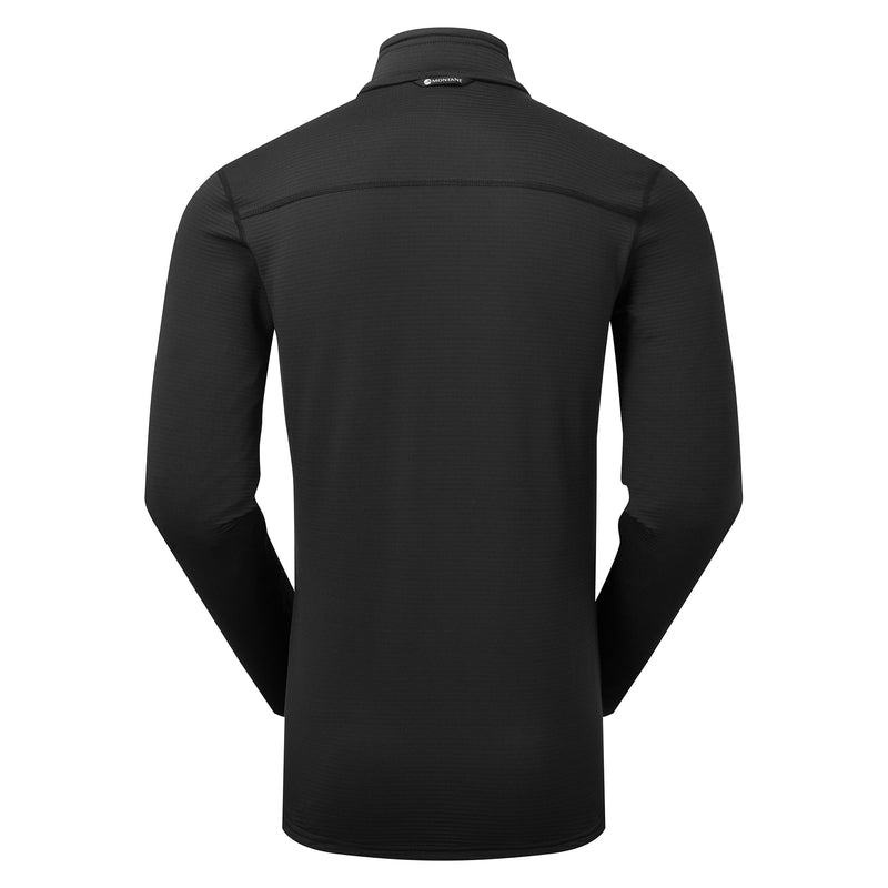 Black Montane Protium Lite Pull On Men's Fleece | UNG4424CI