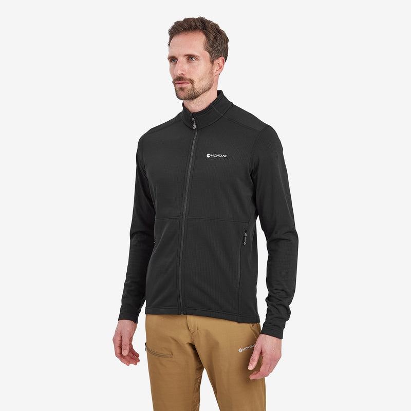 Black Montane Protium Men's Fleece Jackets | AKO190AF