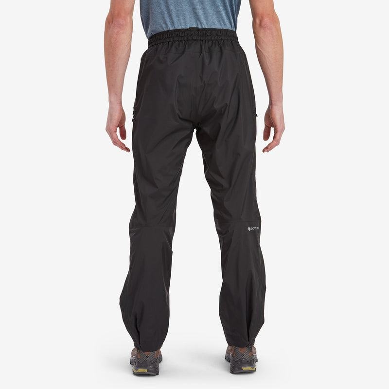 Black Montane Spirit Lite Waterproof Men's Trousers | OWV2814YU