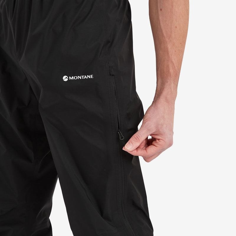 Black Montane Spirit Lite Waterproof Men's Trousers | OWV2814YU