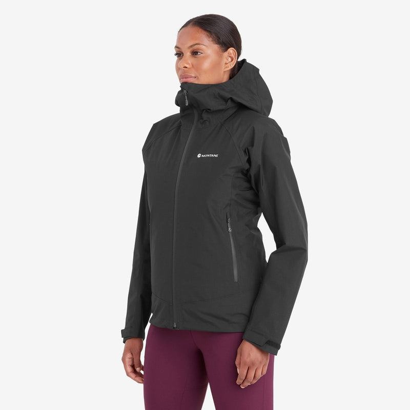 Black Montane Spirit Women's Waterproof Jackets | RCA1263XM