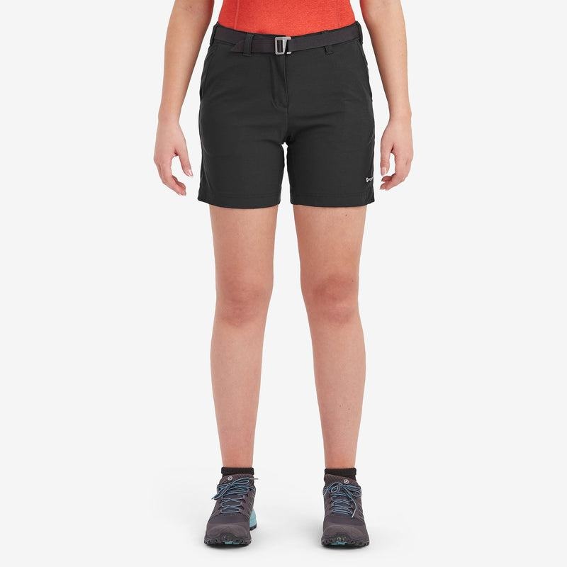 Black Montane Terra Stretch Lite Women's Shorts | NID7923SA