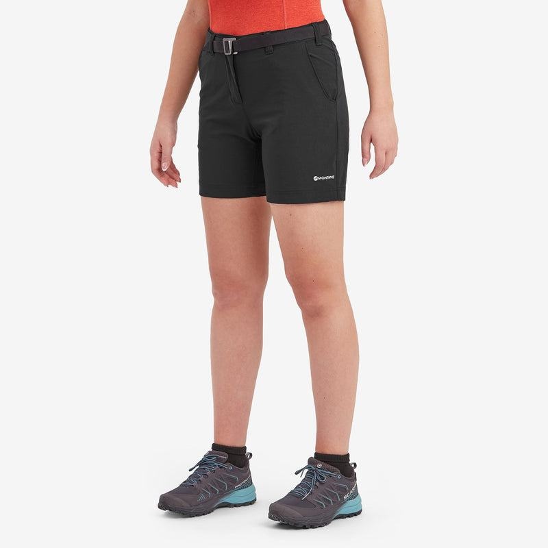 Black Montane Terra Stretch Lite Women's Shorts | NID7923SA